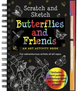 Butterflies and Friends Trace-Along Scratch and Sketch