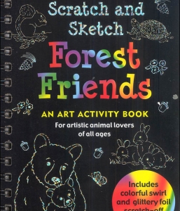 Forest Friends Trace-Along Scratch and Sketch Activity Book