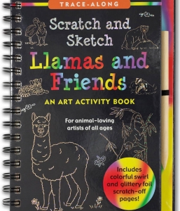 Llamas and Friends Trace-Along Scratch and Sketch Activity Book