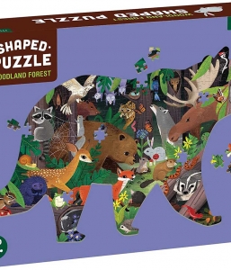 Woodland Forest Bear Shaped Puzzle
