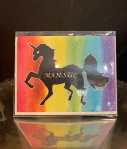 Majestic Unicorn Card