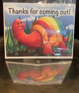 Thanks for Coming Out! Slug Card