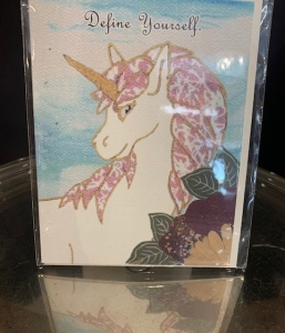 Define Yourself Unicorn Card