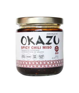 OKAZU – SPICY CHILI MISO – Japanese chili miso oil condiment (230ml)