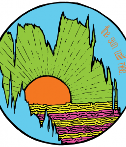 the sun will rise sticker