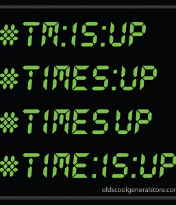 times up sticker